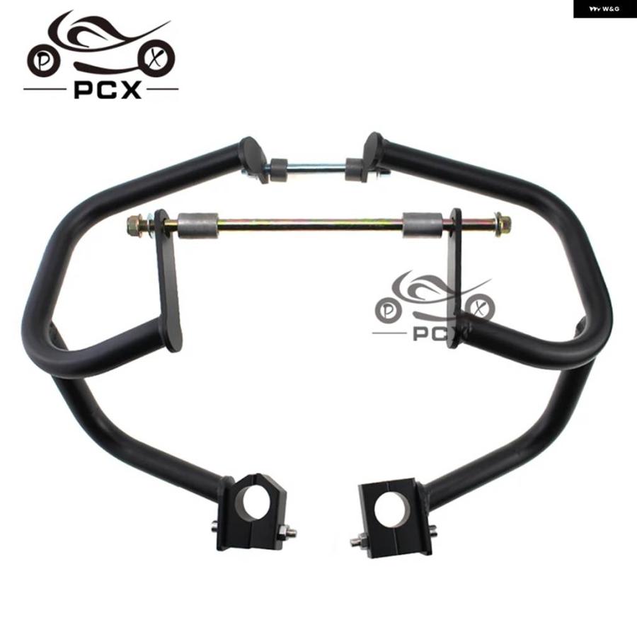 並行輸入品CB300R 2018-2021 オートバイ エンジン クラッシュ バー ガード落下 ホンダ 2018 - 21ブラック_2
