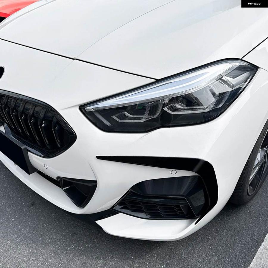並行輸入品BMW 2シリーズ F44 Mスポーツ 2020-2024 フロントロア ウインドナイフスポイラー ステッカー ブレード