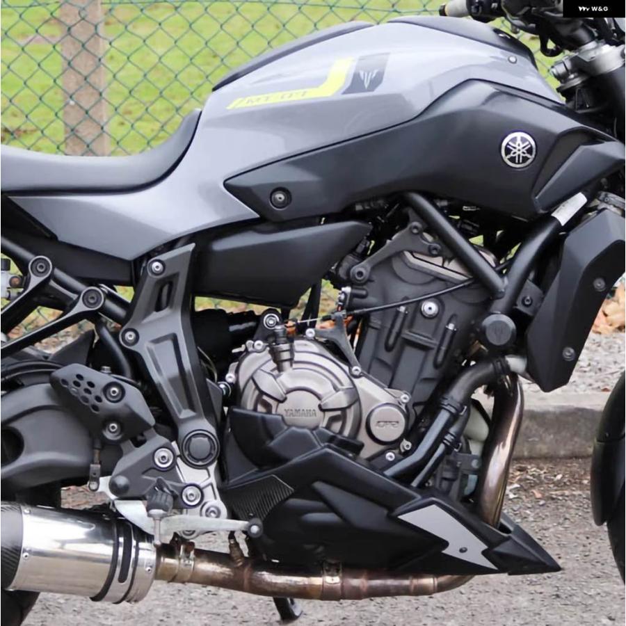 並行輸入品ベリーパン エンジン スポイラー ロワー フェアリング スタイラーキット ヤマハ FZ-07 MT-07 2014 -_6