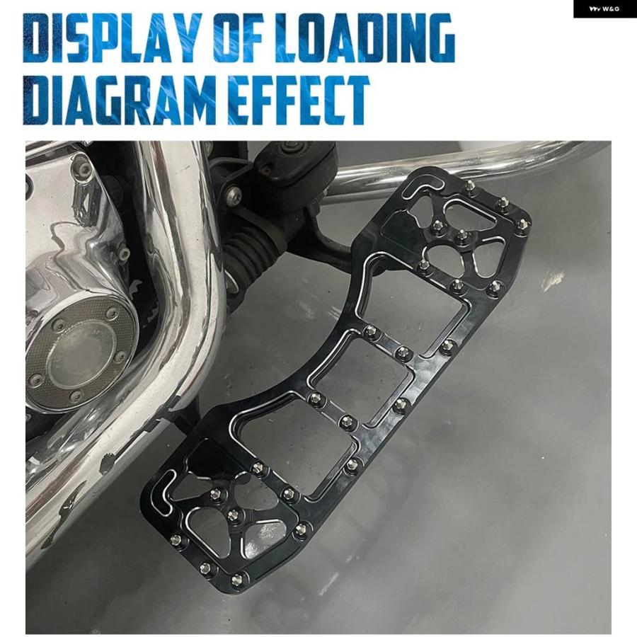 並行輸入品オートバイ フロント フットペグ ワイドフロアボード ドライバー フットレスト ペダル ストレッチペグ ハーレー ツーリ