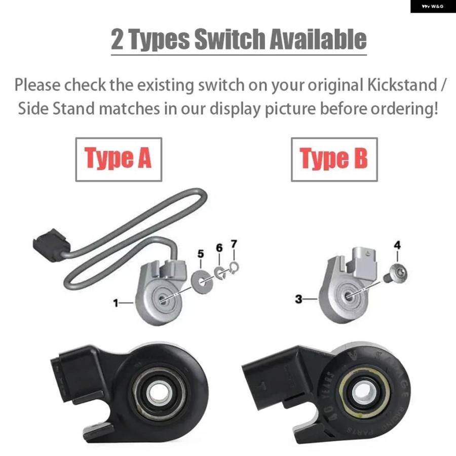 並行輸入品BMW バイク キック スタンド サイド スタンド フレーム アウト安全スイッチセンサー S1000RR F650GS G650GS G650 R850 R900 R1100 R1150 R120の画像
