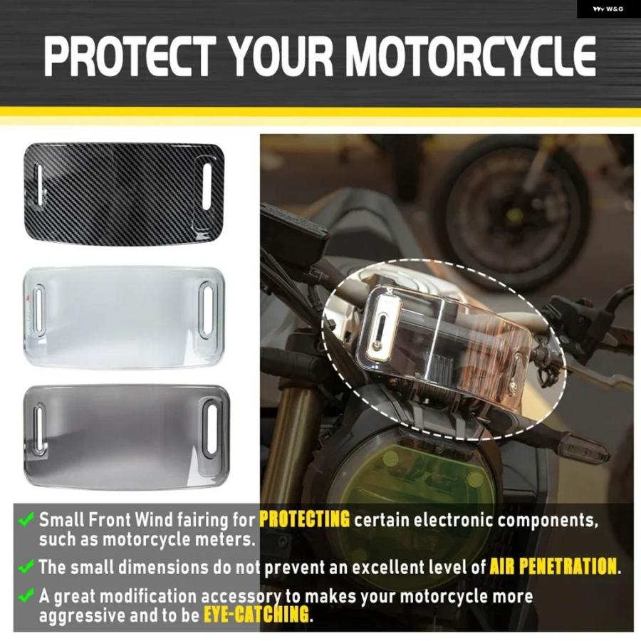 並行輸入品ホンダ 2019-2022年モデル CB650R オートバイ アクセサリー フロントガラス フライスクリーン エアフロー ウィンド ディフレクターの画像