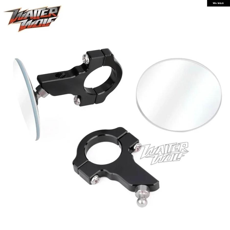並行輸入品ヤマハ MT-25MT-03MT25MT03用360度リアサイドミラー 凸式広角リムレスHD ブラインド スポット