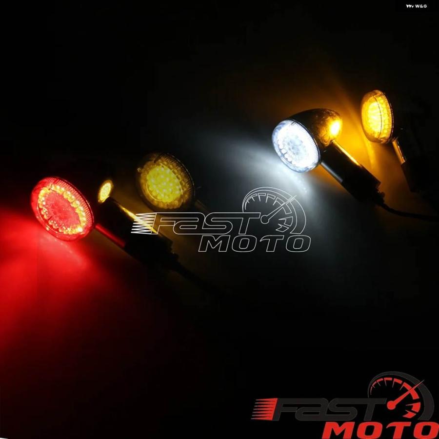 並行輸入品スズキ ブールバードM109R VRZ1800 カフェレーサー 3合1 LED統合 ウィンカーライト テールブレーキDRLライト ウインカーランプ_7