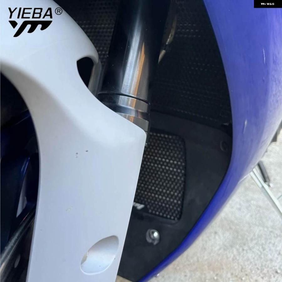 並行輸入品2021年 - 23年 ヤマハ YZFR1 YZFR1M R1M 2015年 - 2018年 2019年 バイク ラジエーター グリル ガードカバー オイルクーラーの画像