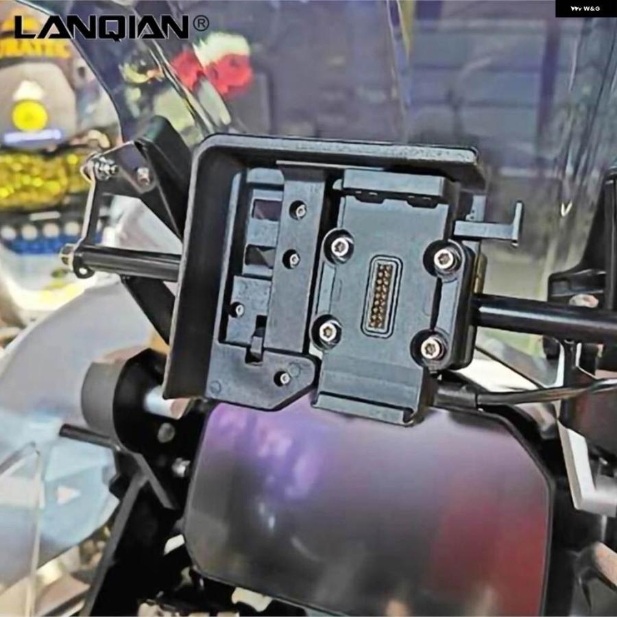 並行輸入品BMW R1200GS ADVENTURE 2013 - 2014 - 2018 R1250GS ADV 2019 2020 バイク 電話 ホルダー スタンド GPS ナビゲーション マウント ブラケットの画像