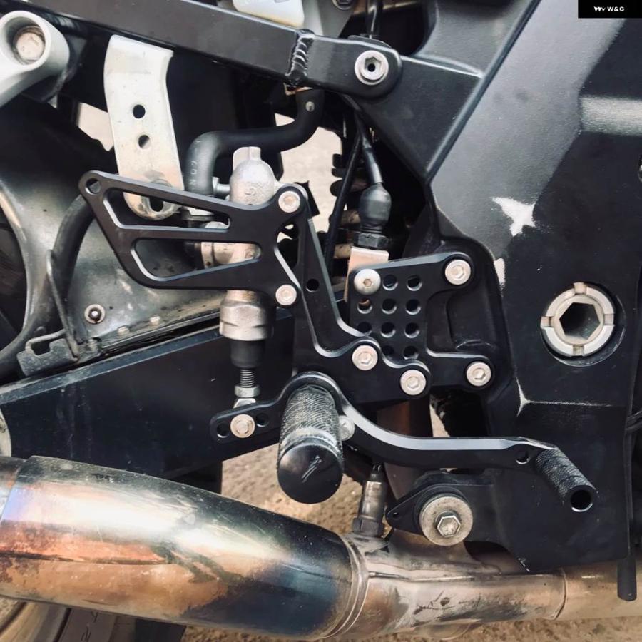 並行輸入品バイク リアレアレッション式 運転席 足踏みペグ ペダル スズキ GSX-R 600/750/1000 K1 SV650/S SV1000/S リアセット_6