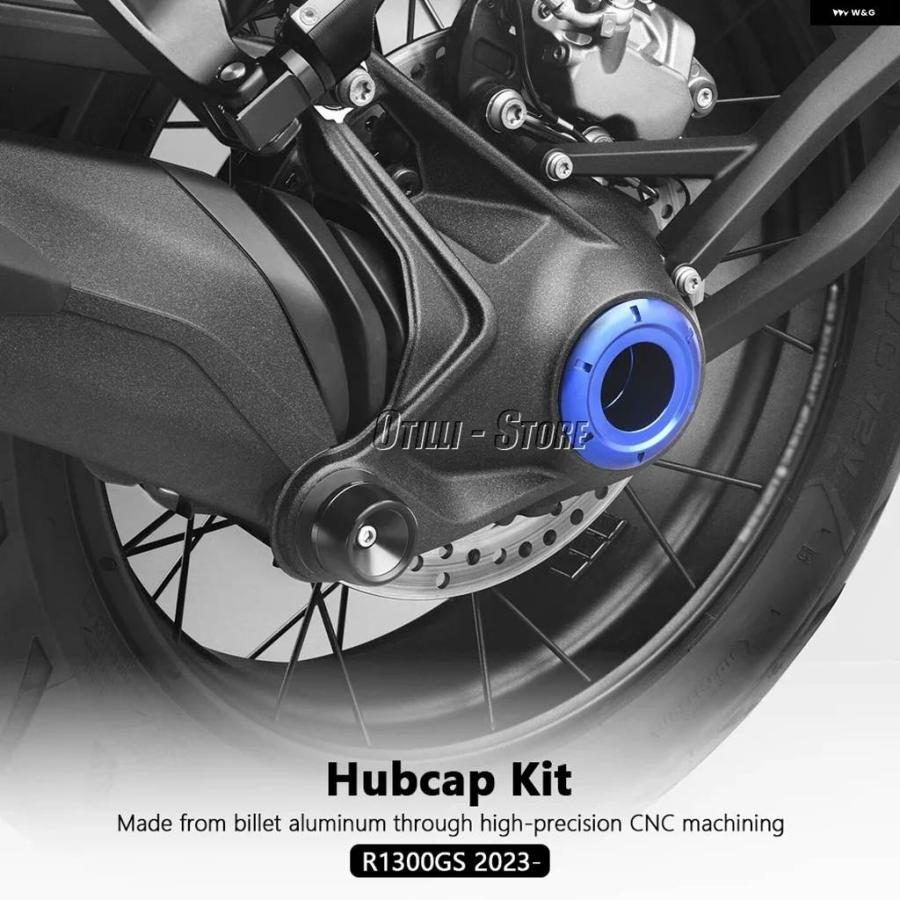 並行輸入品BMW GS1300 R1300GS ADVENTURE ADV 2023 - 2025 オートバイ アクセサリーリアホイールハブキャップキット CNCアルミ ビレット_6