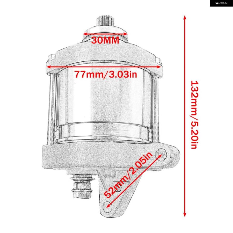並行輸入品8R9-81890-00 ヤマハ WR450F YZ450FX 2019-2023 YZ450F 2020-2022 B3J-81890-00 WR450 F YZ 450 FX F 電動 スターターモーター