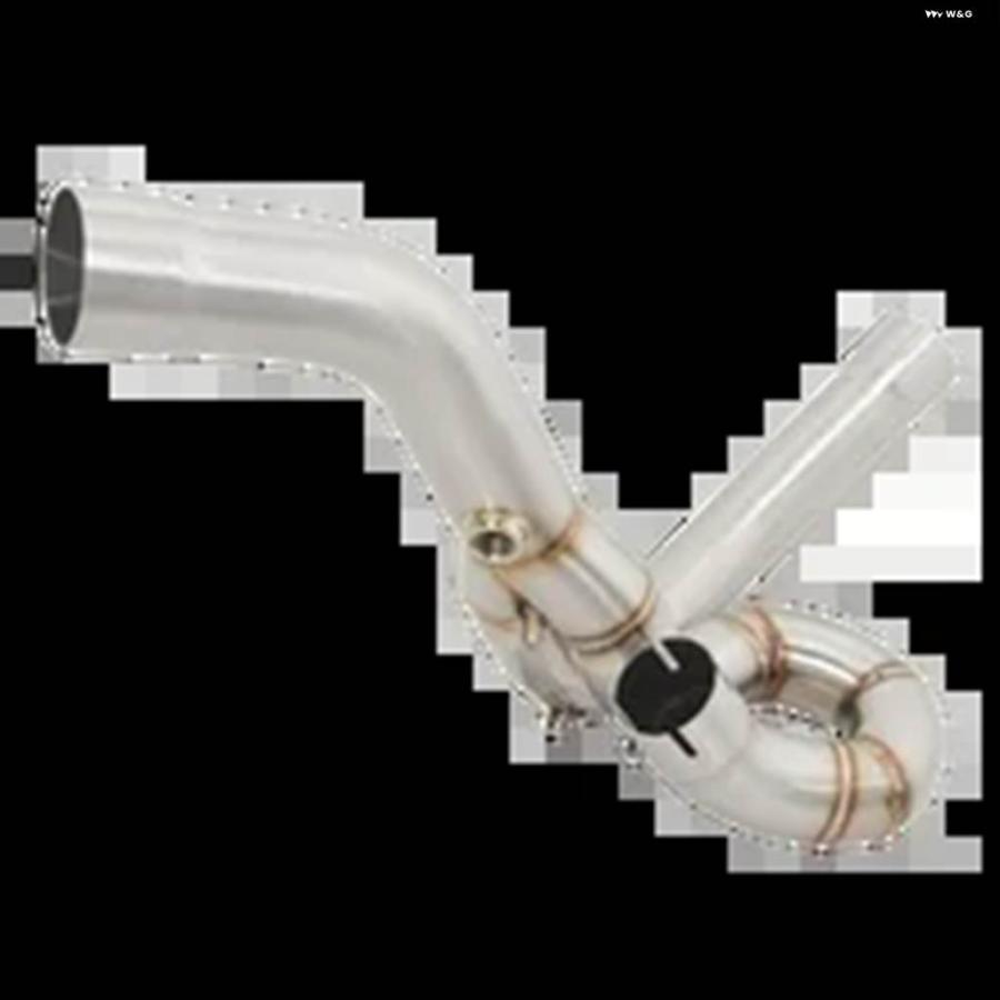 並行輸入品アプリリア SHIVER 750 GT SHIVER750 SL750 2008 - 2017 バイク 排気口ミドルリンク パイプ マフラー ステンレス スティーへスリップオン_2