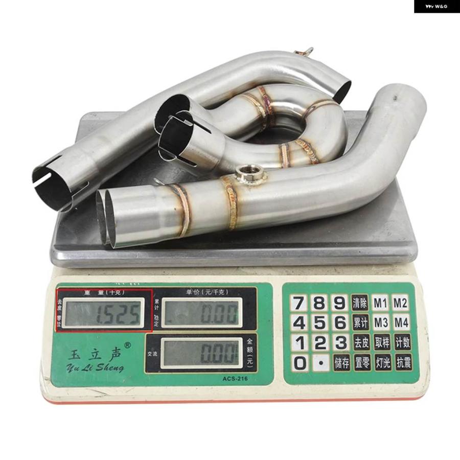 並行輸入品アプリリア SHIVER 750 GT SHIVER750 SL750 2008 - 2017 バイク 排気口ミドルリンク パイプ マフラー ステンレス スティーへスリップオン_6