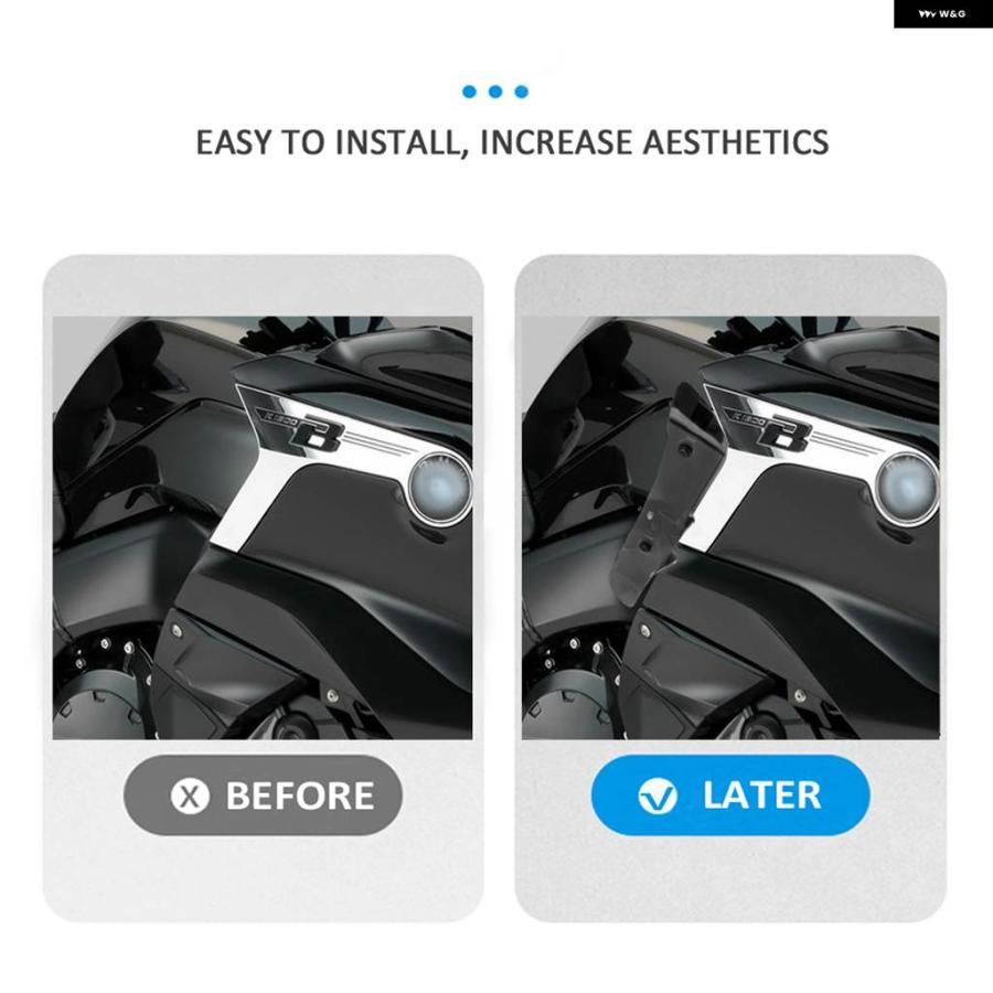 並行輸入品2021-2017 K 1600 B GTL BMW オートバイ アクセサリー K1600B フット プロテクター ガード 足 マッドガード ガード フェンダー 2020の画像