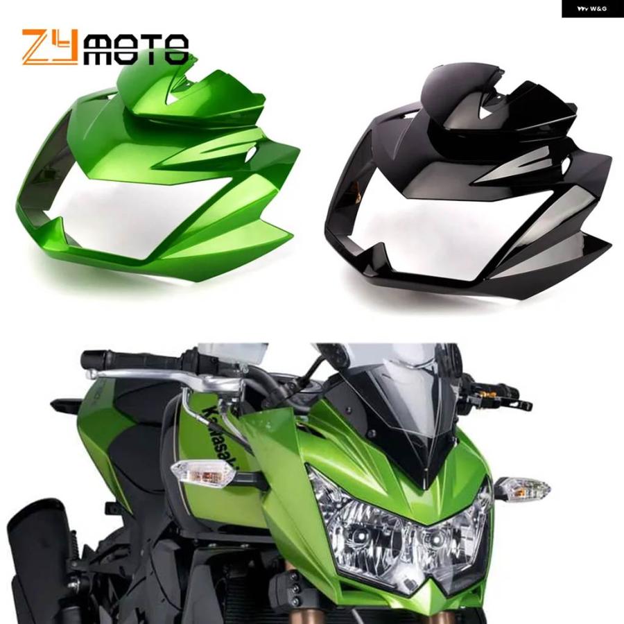 並行輸入品 バイク フロントヘッド アッパーノーズ フェアリング カワサキ Z750 2007 - 12の画像
