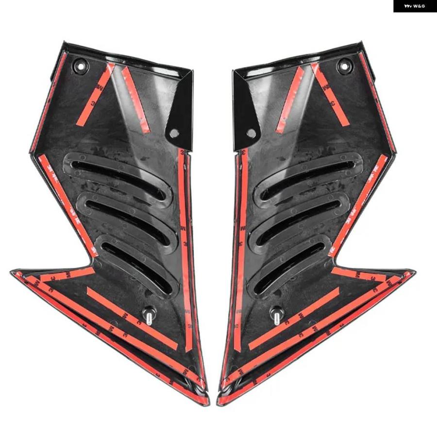 並行輸入品 バイク ボディサイドカバー エアロ ウィングレット フレーム カウル フェアリング ホンダ CBR650Rの画像