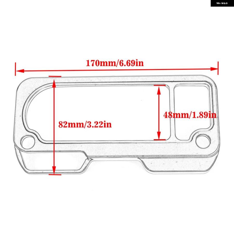 ブランド登録なし - 並行輸入品 ホンダ CB650R CB 2019-2021 自動二輪車 迅速さ 米突 表示計器入れもの ゲージ オドメーター タコメーター ハウジング