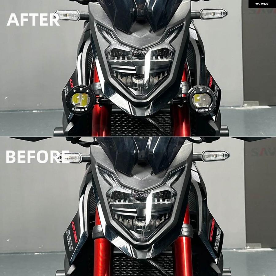 並行輸入品 ホンダ CB750 HORNET 750 2023-2024 フォグライト ブラケット バイク スポットライト LED ヘッドライト ウィンカーラの画像