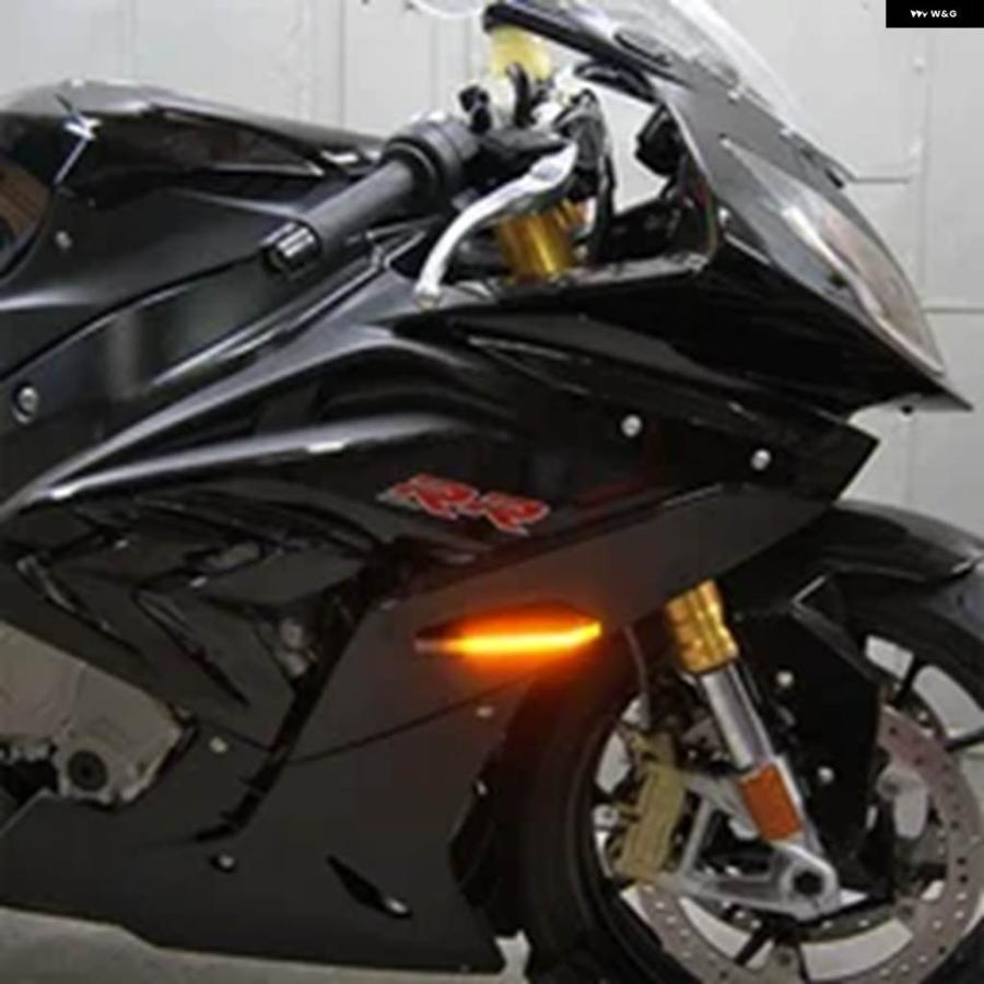 並行輸入品 BMW R S1000RR LED フロント ウィンカー S1000RR 2010 - 2019 バイク ウィンカー ライトの画像