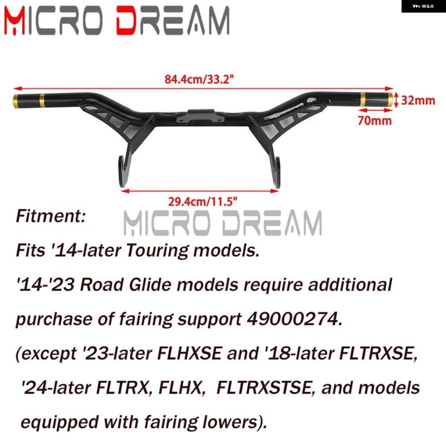 並行輸入品 フロント エンジン ガード クラッシュ バー ハーレー ロードキング FLHR クラシック FLHRC スペシャル FLHRXS ポリスの画像