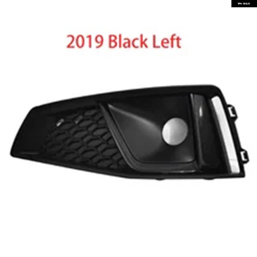 並行輸入品 アウディ A4 2019 - 21 オート 左 右側 フロント バンパー フォグランプ グリル カバー ACCホールの画像
