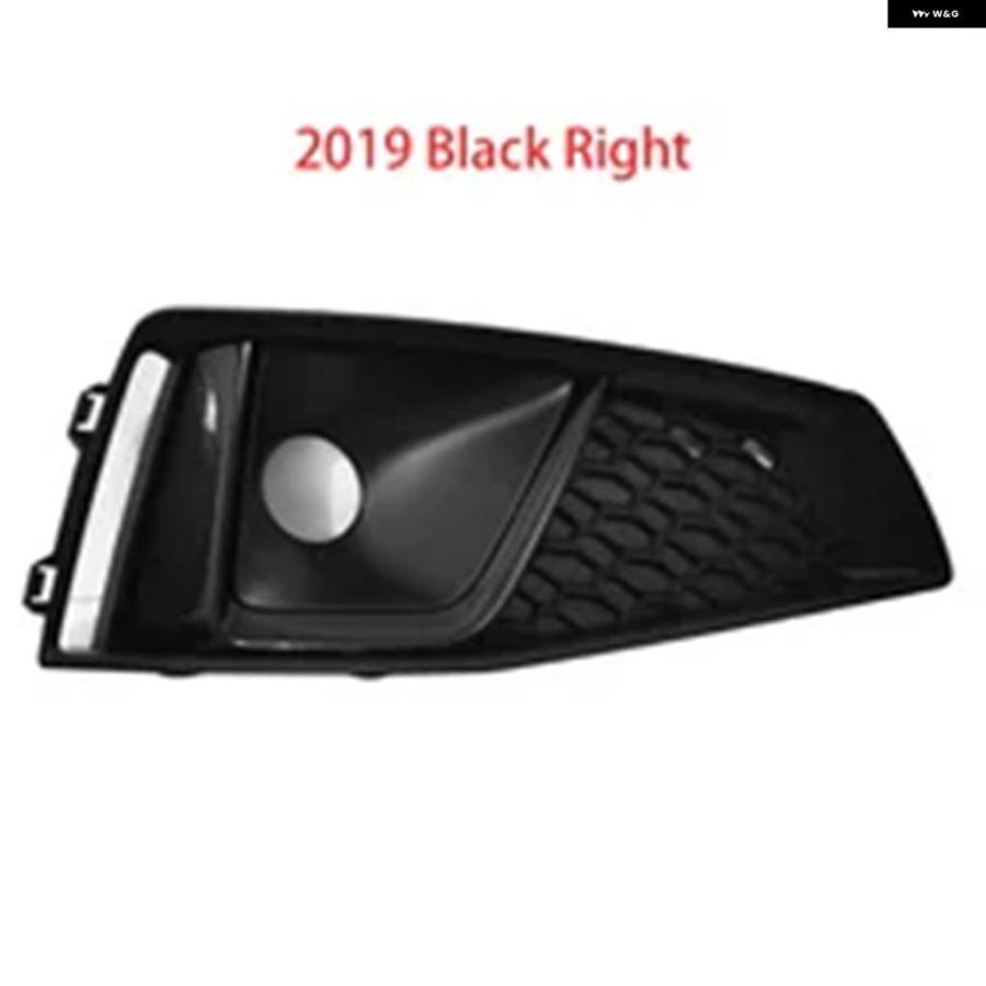 並行輸入品 アウディ A4 2019 - 21 オート 左 右側 フロント バンパー フォグランプ グリル カバー ACCホールの画像
