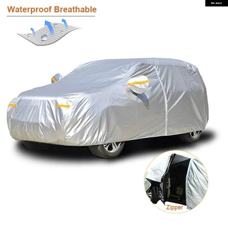 並行輸入品 KAYME 防水 カーカバー 屋外用 日よけカバー リフレクター 雨 雪 SUV セダン ハッチバック フルサイズの画像