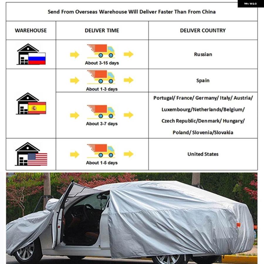 並行輸入品 KAYME 防水 カーカバー 屋外用 日よけカバー リフレクター 雨 雪 SUV セダン ハッチバック フルサイズの画像