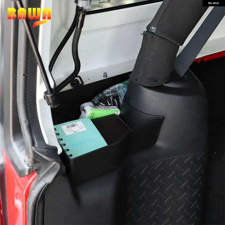 並行輸入品 リア トランク サイド 収納 ボックス ホルダー オーガナイザー ボックス ジープ ラングラー JK JL 2007-2022 4ドア 車内の画像