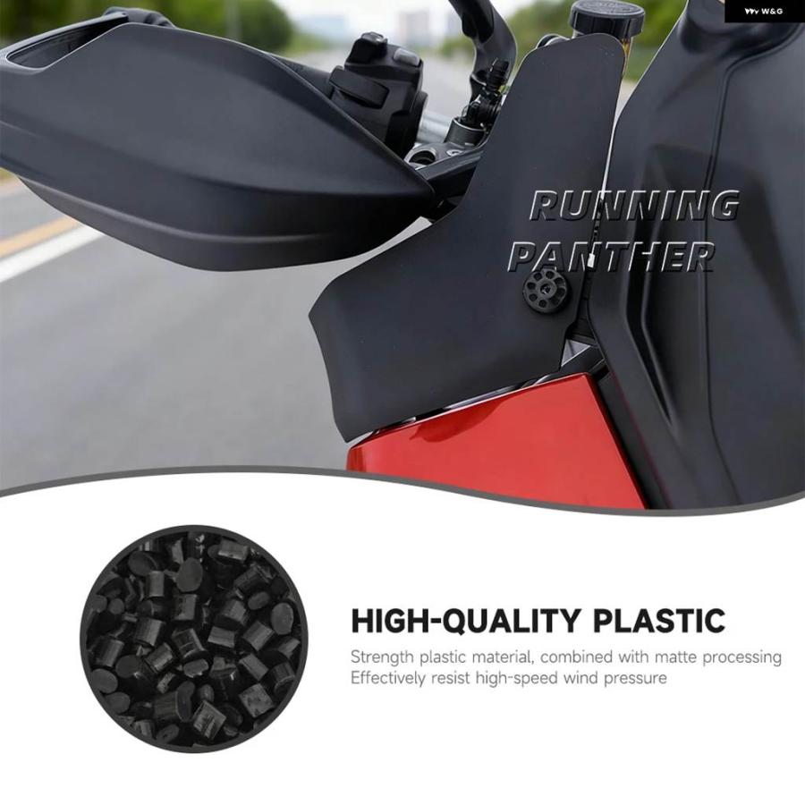 並行輸入品 サイドウィンド ディフレクター ドゥカティ MULTISTRADA V2 V2S 2025 ALETTONI バイク ウインドシールド スポイラー_4