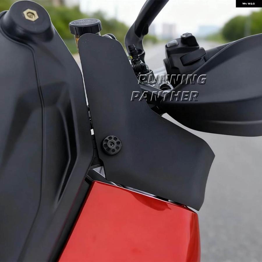 並行輸入品 サイドウィンド ディフレクター ドゥカティ MULTISTRADA V2 V2S 2025 ALETTONI バイク ウインドシールド スポイラー_7