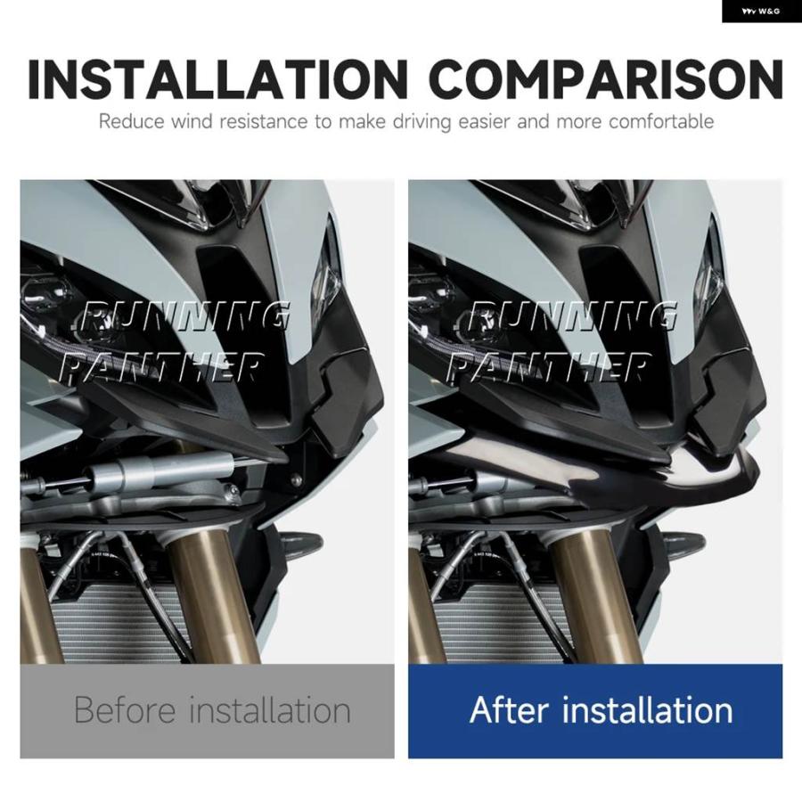 並行輸入品 BEAK NOSE CONE EXTENSION COVER COWL BMW S1000XR 2020 - 23 フロント フェアリング フェンダー_2
