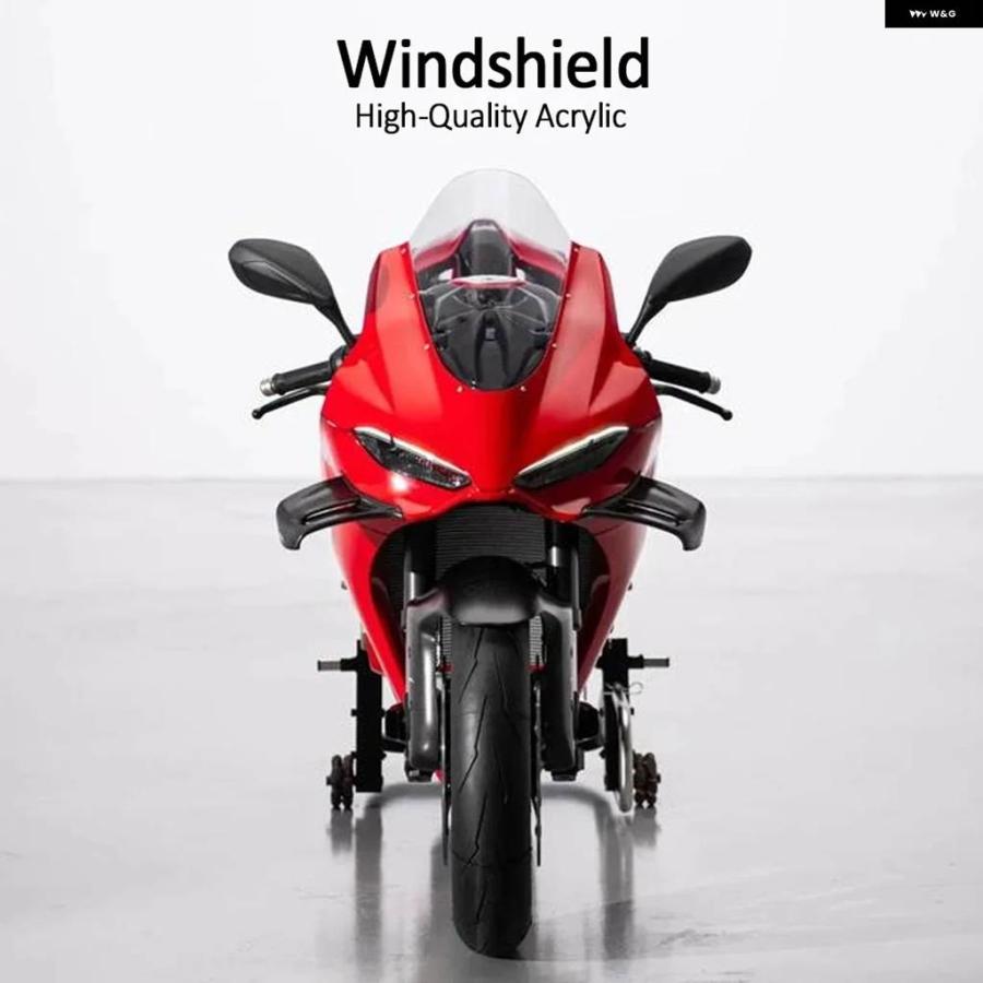 並行輸入品 ドゥカティ PANIGALE V4 V4S V4R 2025 2026 ウインドシールド オートバイ ウインドスクリーン フェアリング 風防_3