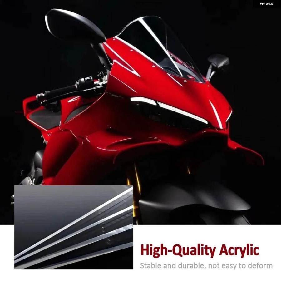 並行輸入品 ドゥカティ PANIGALE V4 V4S V4R 2025 2026 ウインドシールド オートバイ ウインドスクリーン フェアリング 風防_7