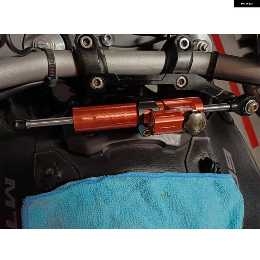 並行輸入品 MT09 FZ09 FZ-09 2016 - 19 MT-09 SP 2013 - 2020 オートバイ ステアリングスタビライザー ダンパー ブラケット_4