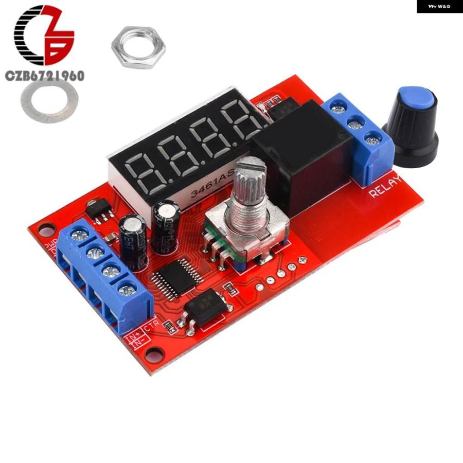 並行輸入品 DC 5V 12V 24V 遅延時間リレー トリガータイマー 制御