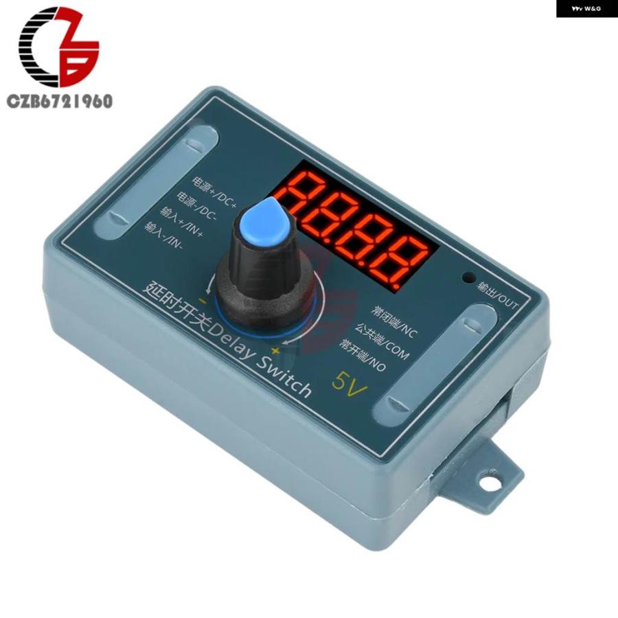 並行輸入品 DC 5V 12V 24V 遅延時間リレー トリガータイマー 制御 スイッチ LCD ディスプレイ サイクルタイムタイマー遅延スイッチ回路基板 | ブランド登録なし | 10
