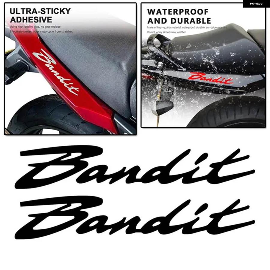 並行輸入品 PVC製 オートバイ ステッカー GSF1250/1200/650/600/400/250 バンディット 防水 デカール 1ペア 7色 | ブランド登録なし