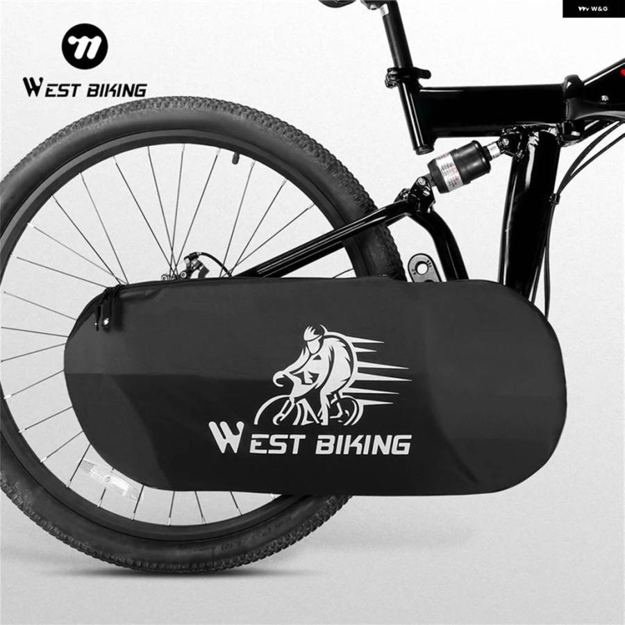 並行輸入品 WEST BIKING 自転車 スプロケット カバー MTB ロード バイク クランクセットカバー 防水 反射 チェーン カバー 自転車 | ブランド登録なし