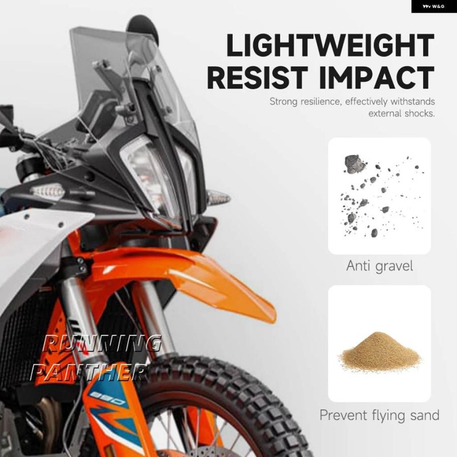 並行輸入品 890 790 ADV R RALLY 2023 2024 オートバイ アクリル製ラリーウインドシールドウインド ディフレクター スクリーンシールド ウインドスク | ブランド登録なし | 05