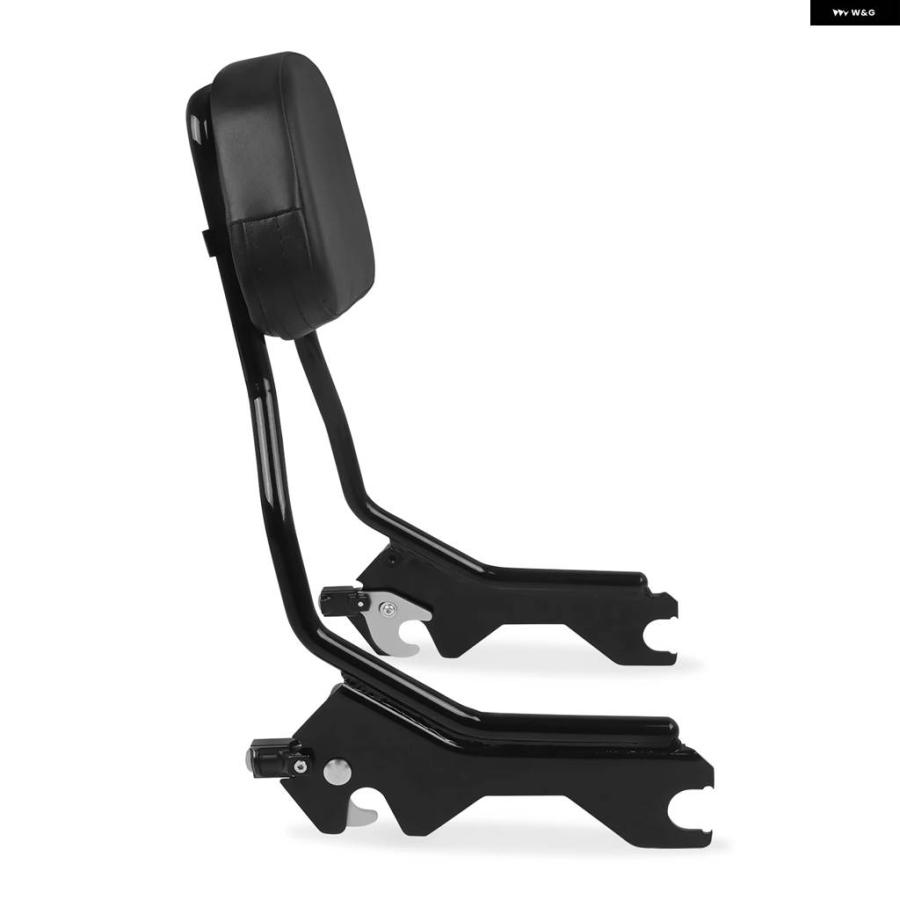 並行輸入品 ハーレー ソフテイル スリム ストリートボブ デラックス FLDE ヘリテージ クラシック 114 FLHC FLHCS FLSL FXBB リア着脱式バックレスト_2
