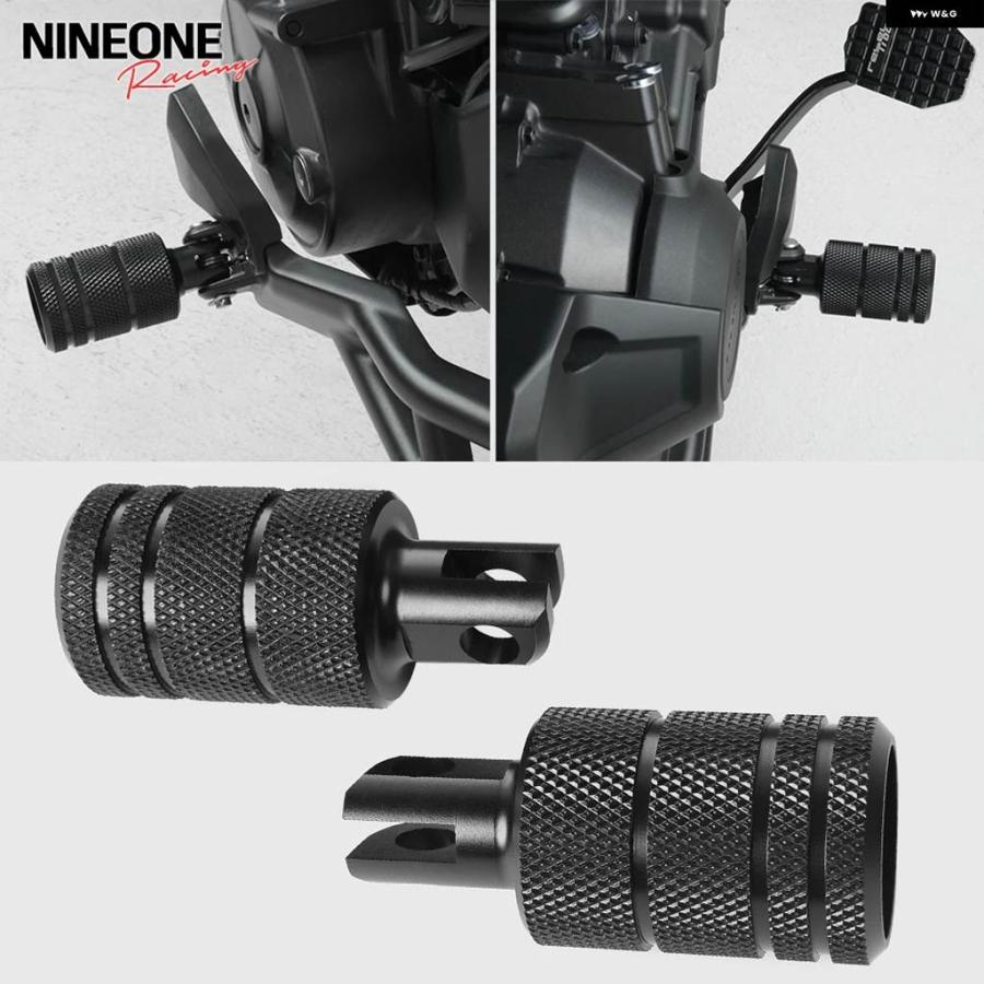 並行輸入品 ホンダ レベル DCT CMX1100 MT 2021-2026 フロントドライバー フットレスト フットペグ ワイドペダル フットレスト_3