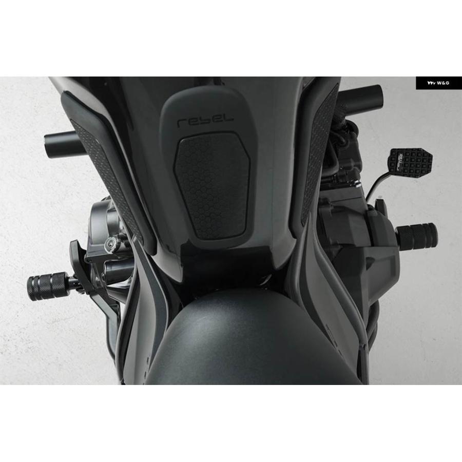 並行輸入品 ホンダ レベル DCT CMX1100 MT 2021-2026 フロントドライバー フットレスト フットペグ ワイドペダル フットレスト_5