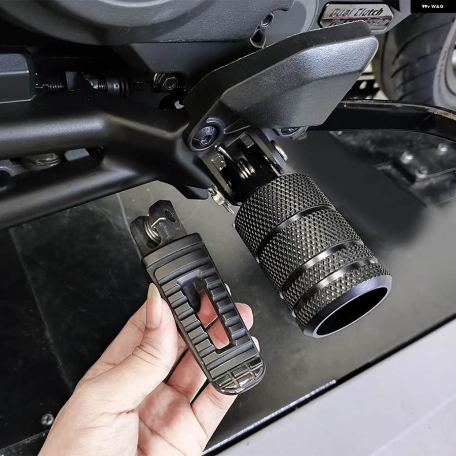 並行輸入品 ホンダ レベル DCT CMX1100 MT 2021-2026 フロントドライバー フットレスト フットペグ ワイドペダル フットレスト_6