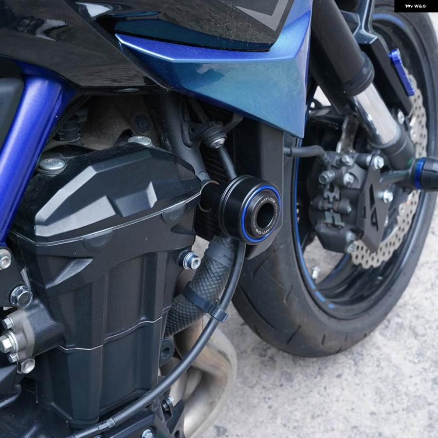 並行輸入品 ヤマハ MT09 SP 2014-2022 - 25 オートバイ ホイールアクスル フォーク クラッシュ プロテクション パッド フレーム スライダー_23
