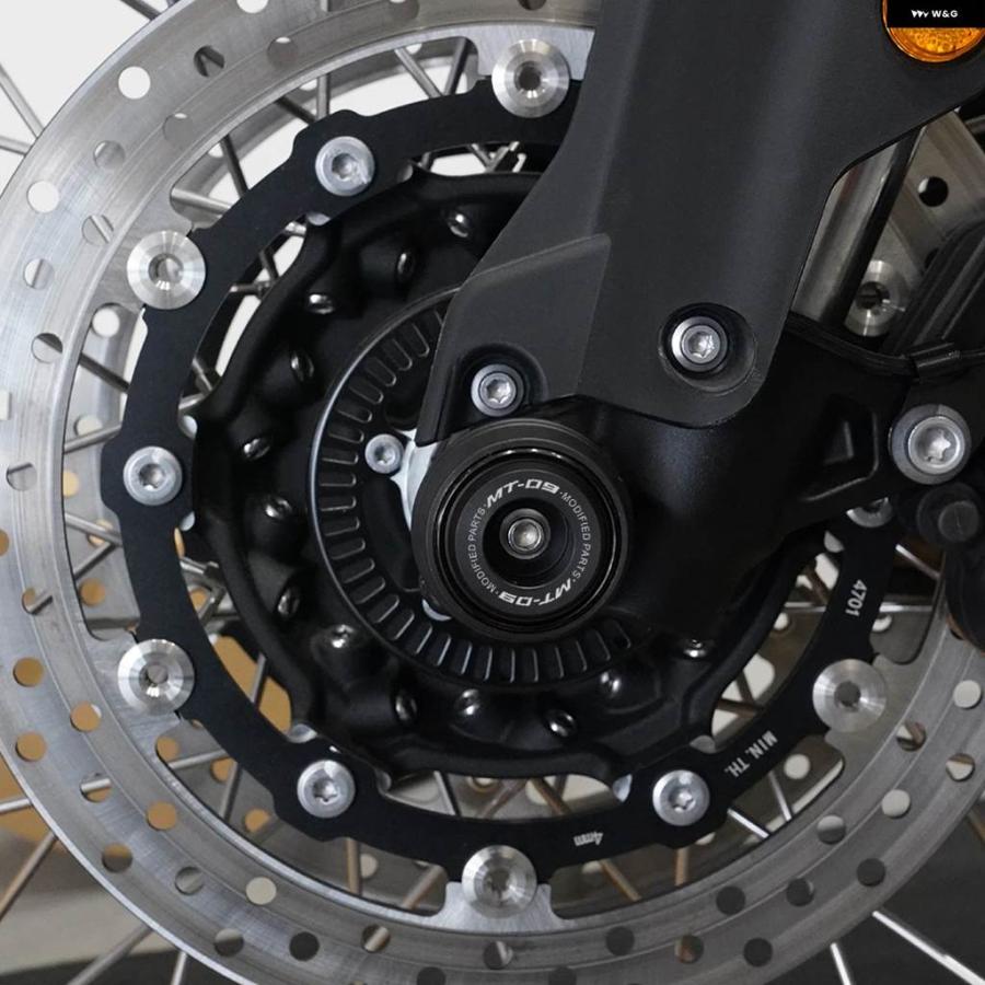 並行輸入品 ヤマハ MT09 SP 2014-2022 - 25 オートバイ ホイールアクスル フォーク クラッシュ プロテクション パッド フレーム スライダー_25