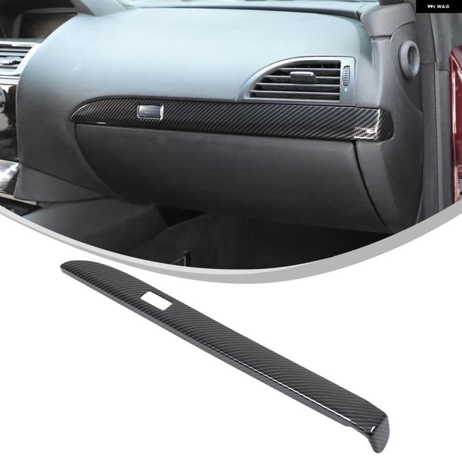 並行輸入品 BMW E63 E64 6シリーズ 2004-2009用 カーパッセンジャー ダッシュボード パネル トリム 装飾 ストリップ ブラック | ブランド登録なし | 03