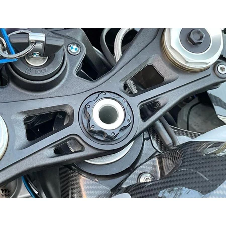 TWM CNC アルミニウム ステアリング ステム ナット M28 1.0 ヤマハ R1 