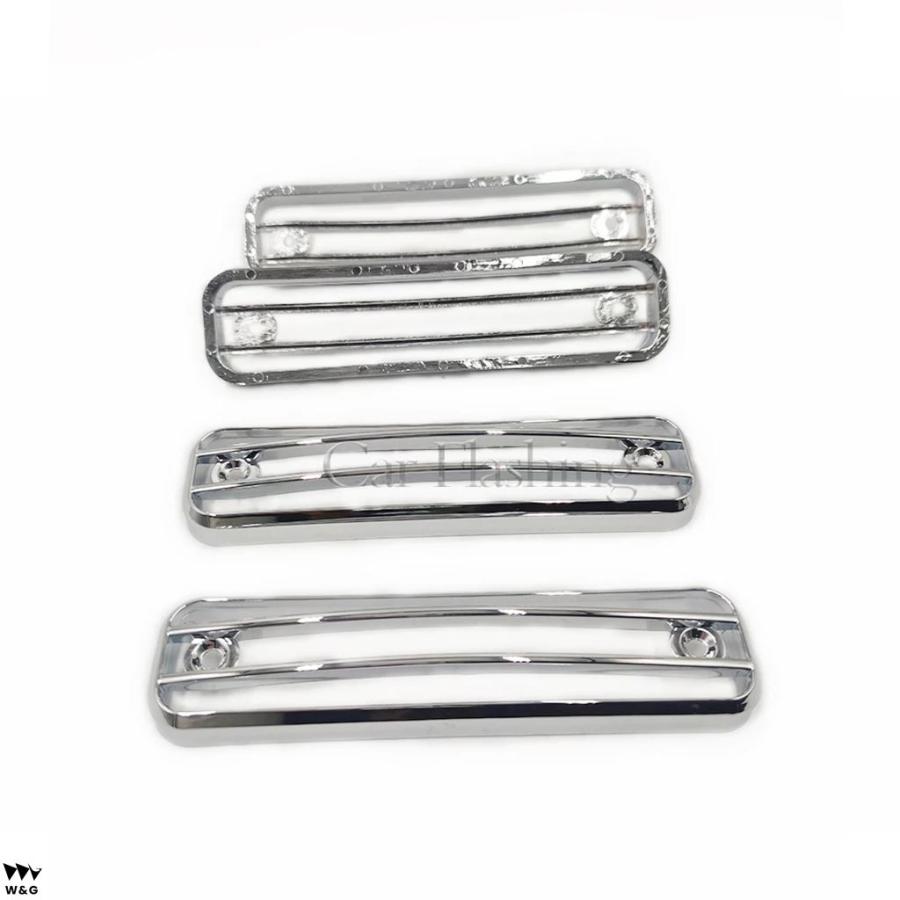 サイド マーカー ライト トリム ガード トリム プロテクター ハマー H2 