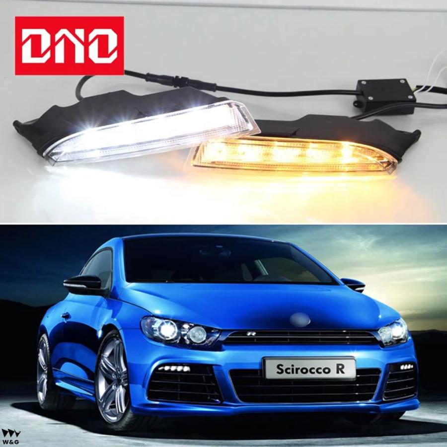 デイフォルクスワーゲン VW シロッコ R 2010-2014 イエローウィンカー 