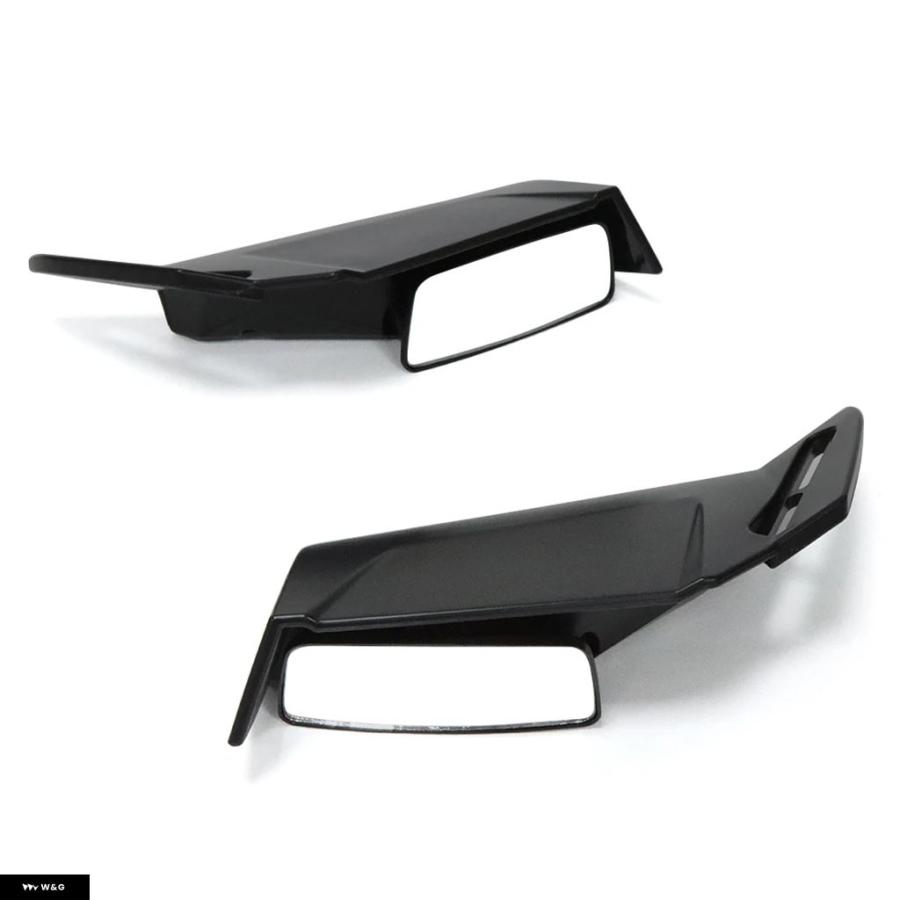 並行輸入品】 カワサキ ZX-4R 2023 2024 バイク ミラー 風ウィング