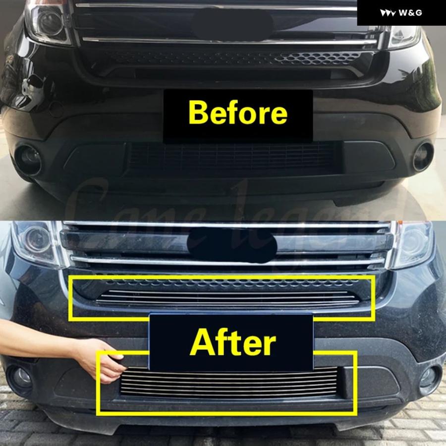 フロントグリル 2011-2015年式 フォード エクスプローラー Ford Amazon | フロントグリル For 2011-2015年式 フォード